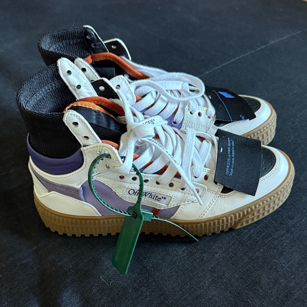 Off-White Multicolor High-Top Sneakers
